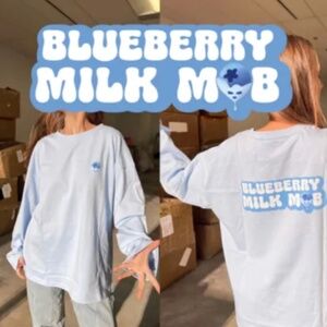 Strawberry Milk Mob - Blueberry Shirt